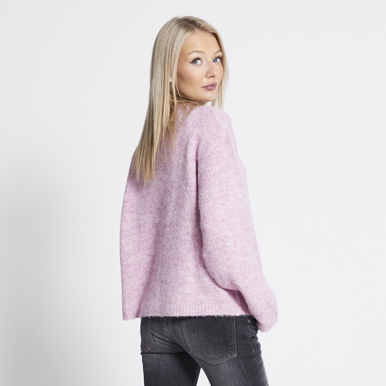 Knit cardigan "Alva" Light Pink